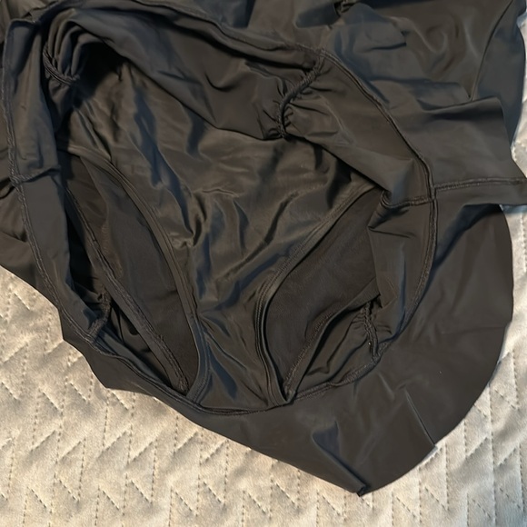 Torrid Black Swim Skirt with Subtle Ruffles - Picture 2 of 4